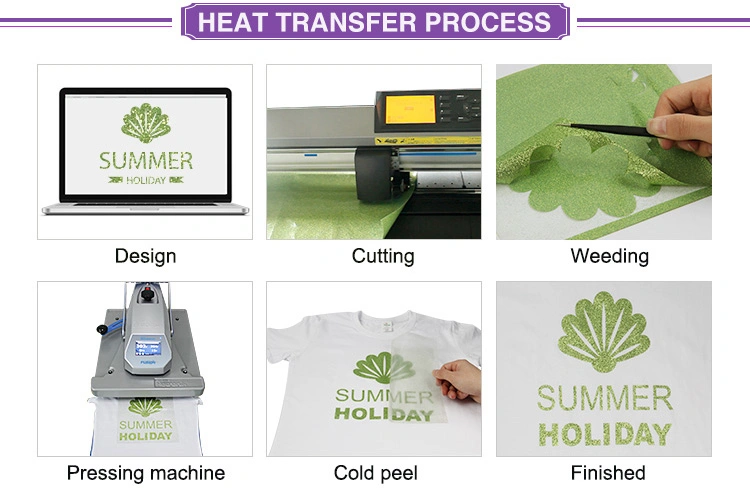 Neon Htv Glitter Vinyl Heat Transfer Easy to Cut & TPU Press Glitter PU Heat Transfer Iron on Vinyl Assorted