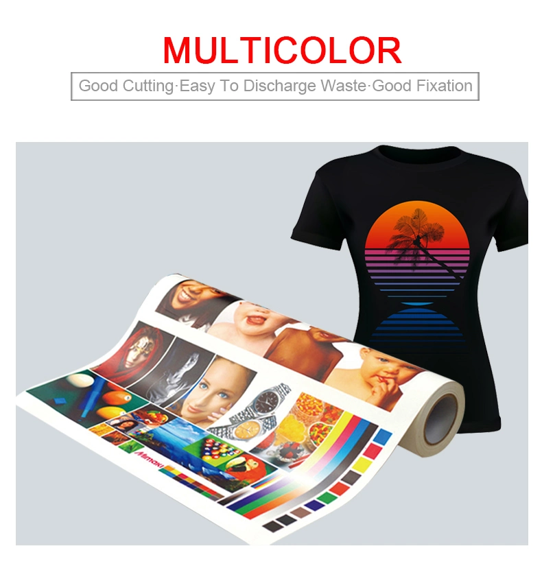 PVC Dark Printable Heat Transfer Vinyl Roll for Clothing
