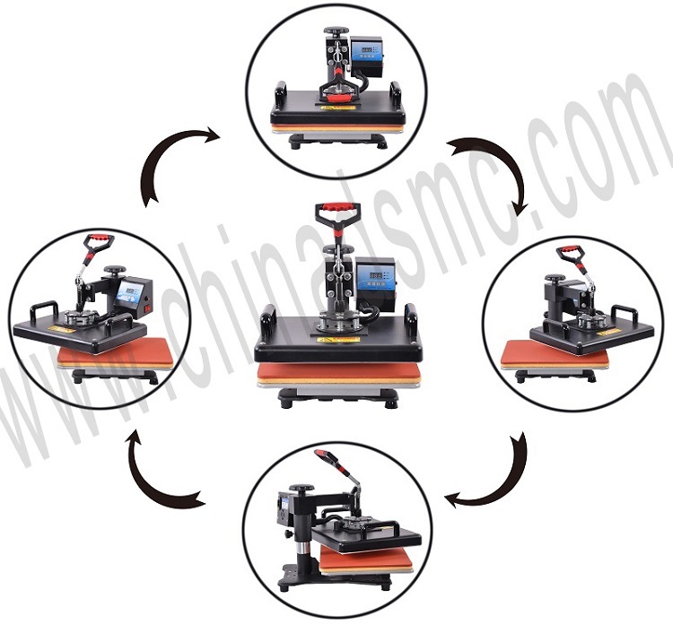 8 in 1 Tshirt Columbia Plancha Transfer Heat Press Machine