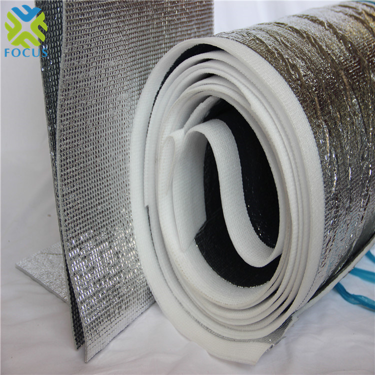 Heat Reflective Aluminum Metalized Plastic Woven PP Films for Thermal Insulation