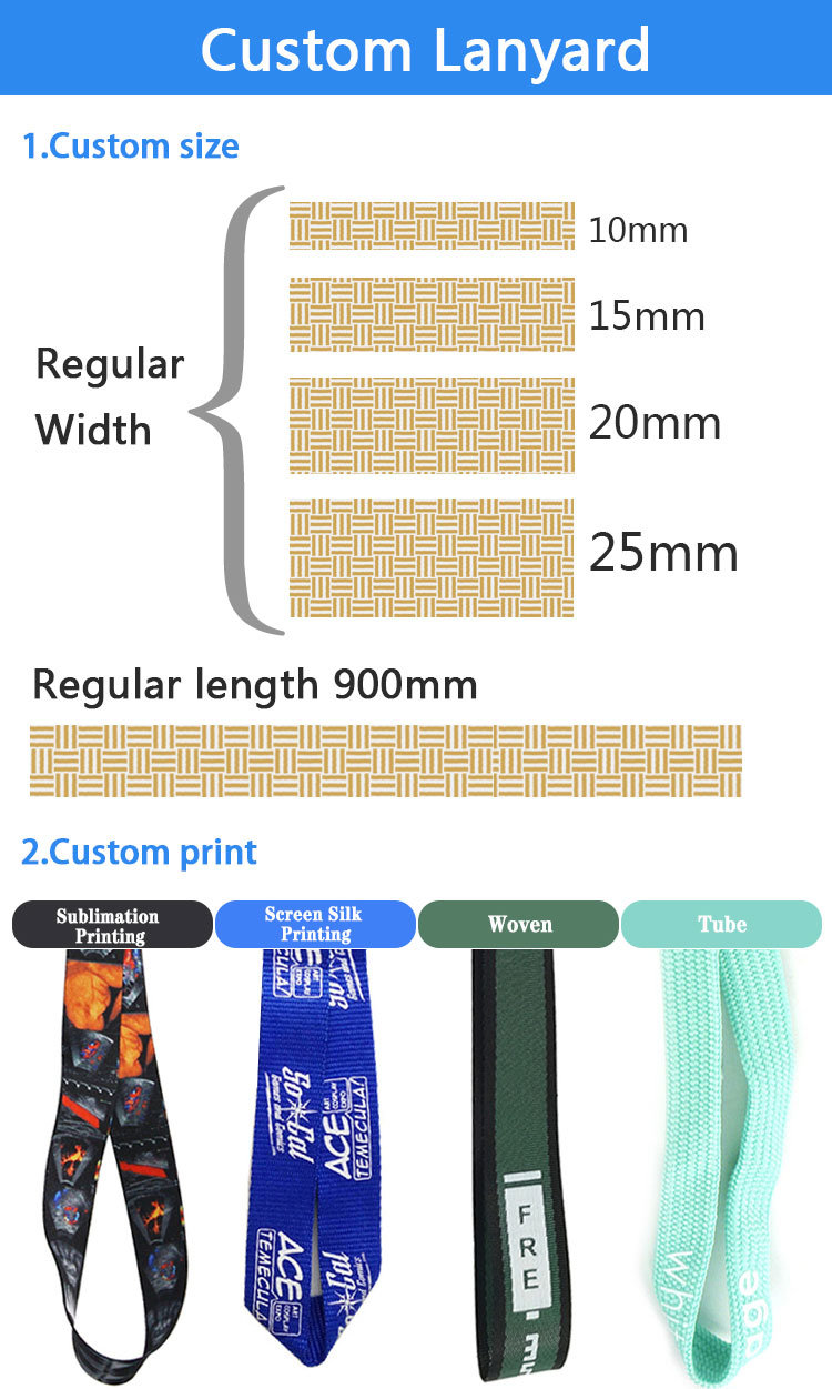 China Suppliers Custom Heat Transfer Printing Lanyard