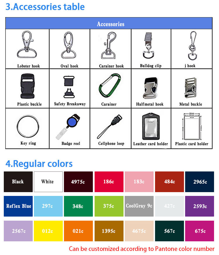 China Suppliers Custom Heat Transfer Printing Lanyard