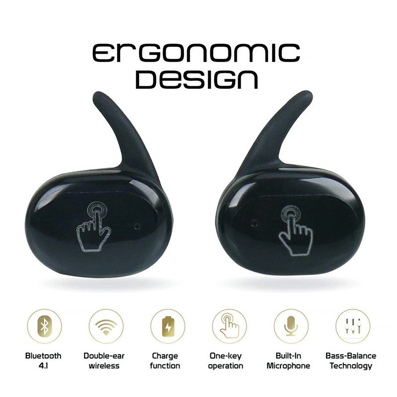 Wireless Bluetooth Headset Binaural in-Ear Headset for iPhone11 Xiaomi Huawei Mobile Phone Headset