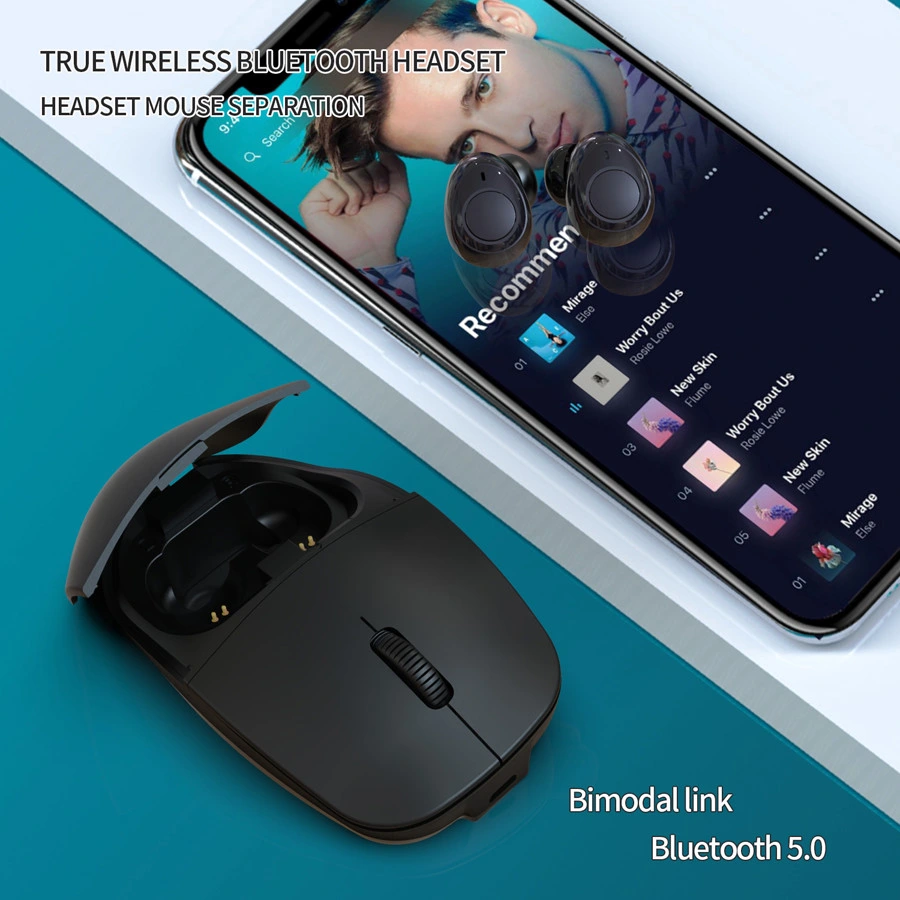 in-Ear Bluetooth Headset Business-Specific High-Quality Wireless Bluetooth Headset with Mouse