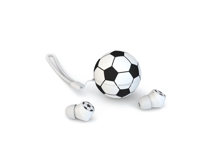 New Football Gift Style True Wireless Sound & Calls Bluetooth 5.0 Ipx6 Waterproof Earbuds