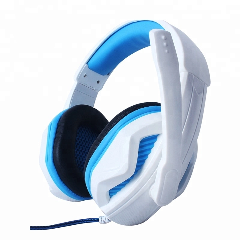 Wired Computer Headset Lightweight Adjustable PC Game Headset with Microphone