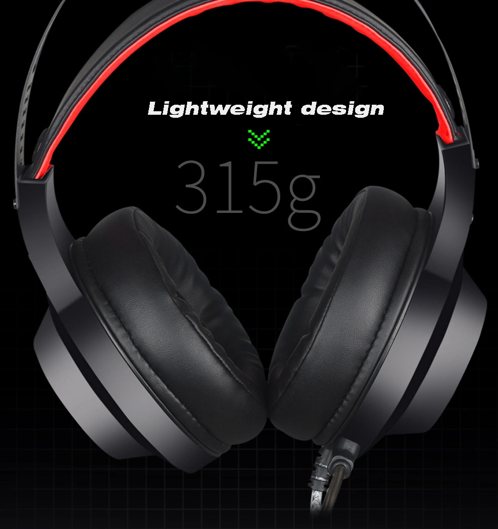 Noise Cancelling Headset Game with Mic LED Light for Switch PS4 xBox One PC Gaming Bluetooth Earphones Office Headphone