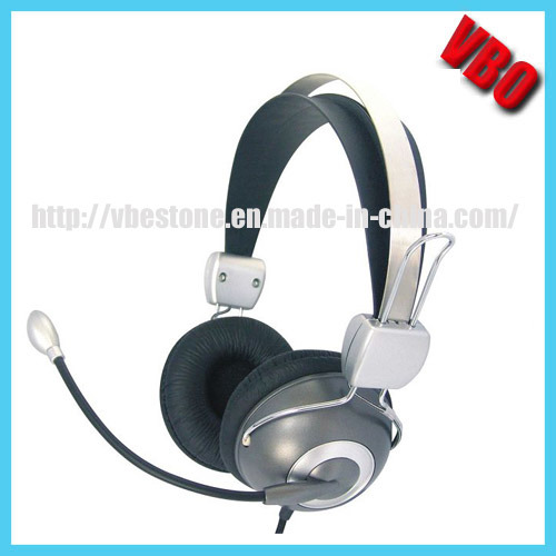 USB Stereo Headphone with Mic, Multimedia Computer Headset