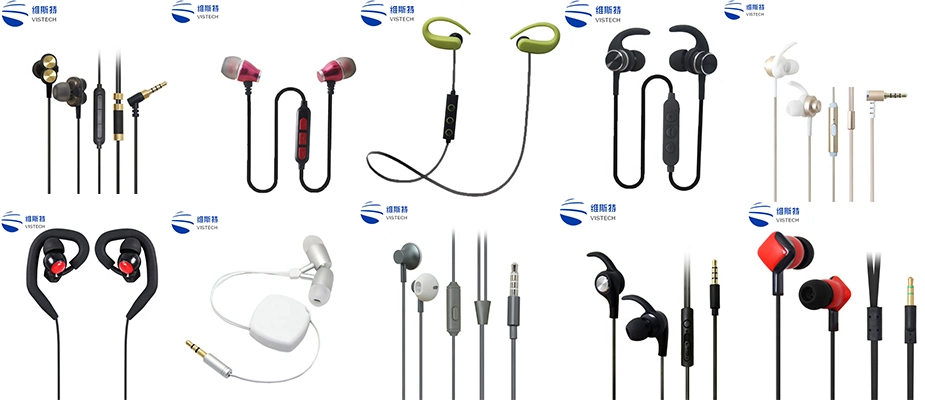 2020 Fashion Wholesale Cheap Promotion 3.5 mm Connector Mini Wired Earpiece Earphone, in Ear Headset