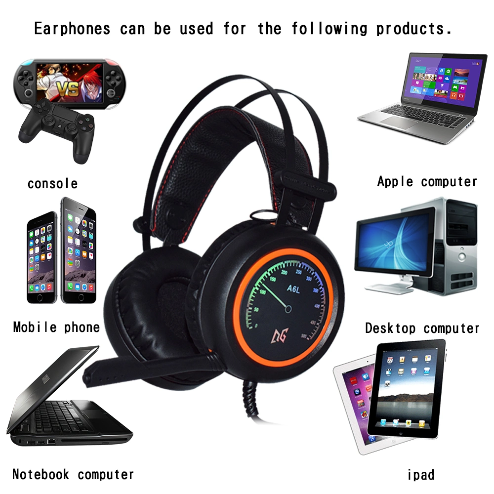 Stereo Gaming Headset PS4, Professional 3.5mm Bass Over-Ear Headphones with Mic, PC Gaming Headset with 3.5mm Plug