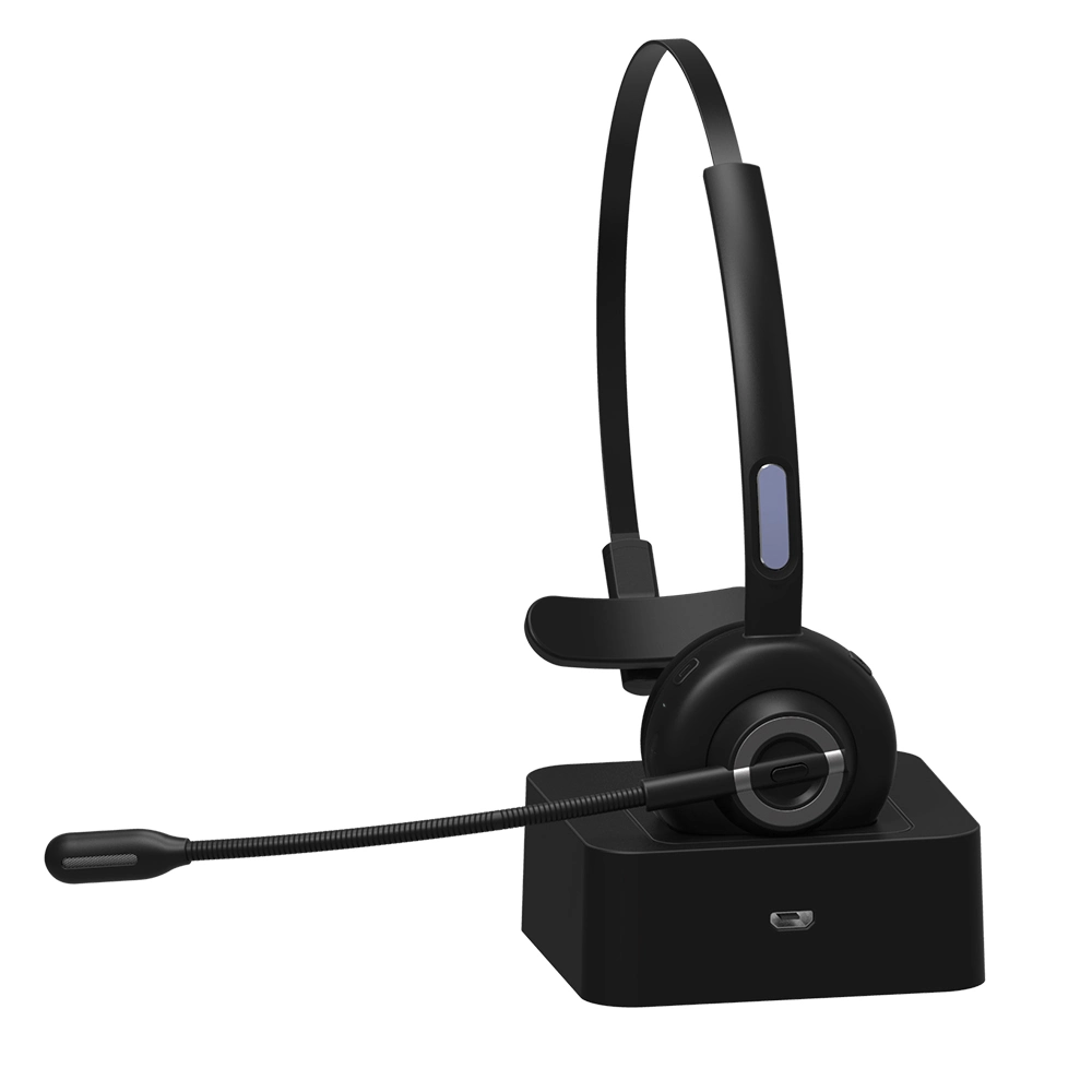 M97 Chip CSR Single Ear Noise Cancelling Bluetooth Wireless Headphone Call Center Headset with Microphone