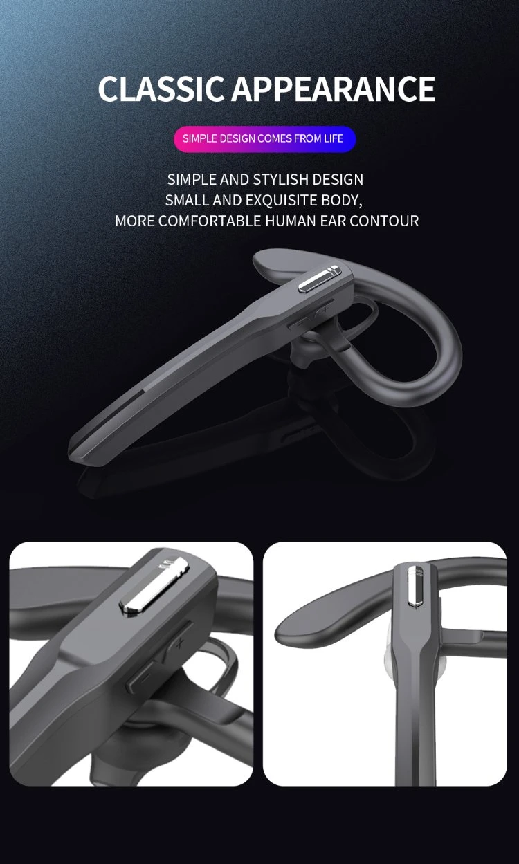 Rotate Handsfree Bluetooth Business Wireless Bluetooth Headset Earhook Earphone with Mic for Driver