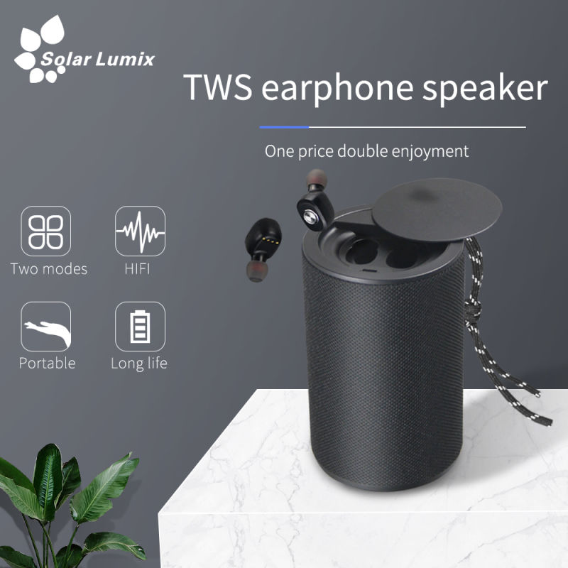2in1 Function Portable Tws Earphone Speaker Free Switch