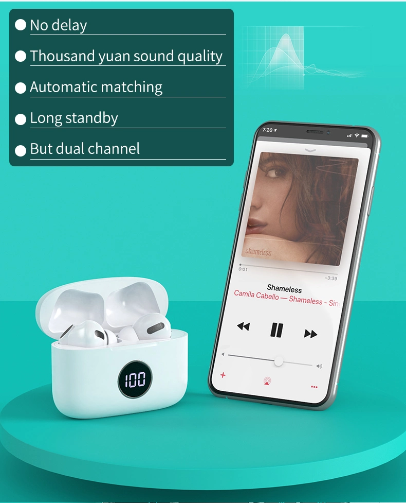 Full Compatible with Bluetooth Devices Wireless Earphone Headphone Headset M10 Waterproof Anc