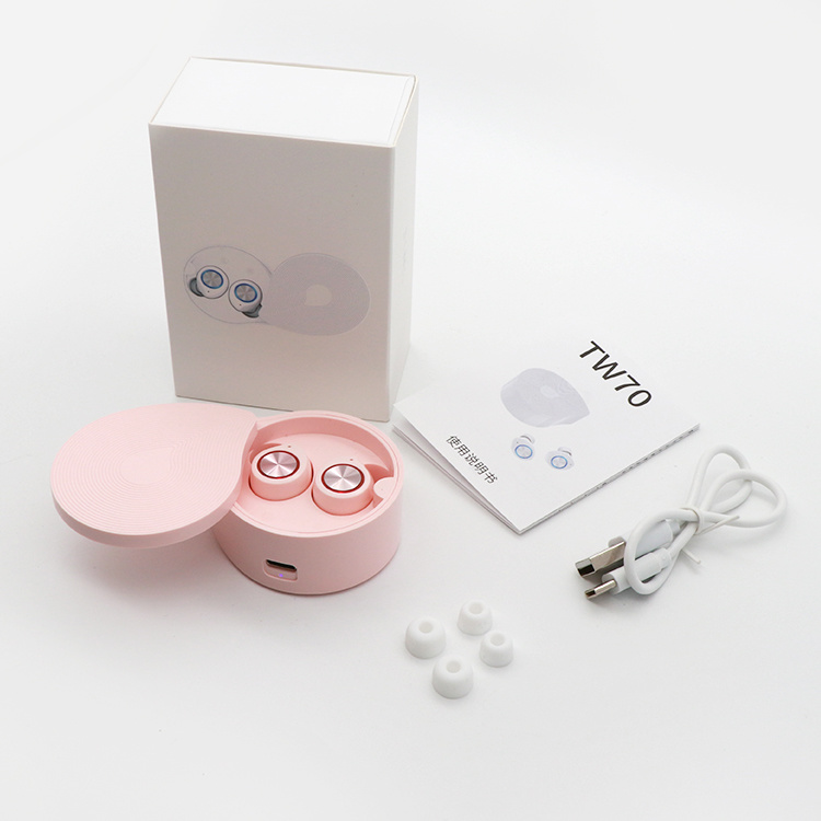 Colorful Mini Bluetooth Earphone Headphone Bass Soung Earphone with Charging Case Earphone 3D Surround Sound