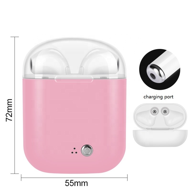 Wireless Music Headphones New Style Colorful I7s Plus Wireless Earbuds Blue-Tooth Headphones