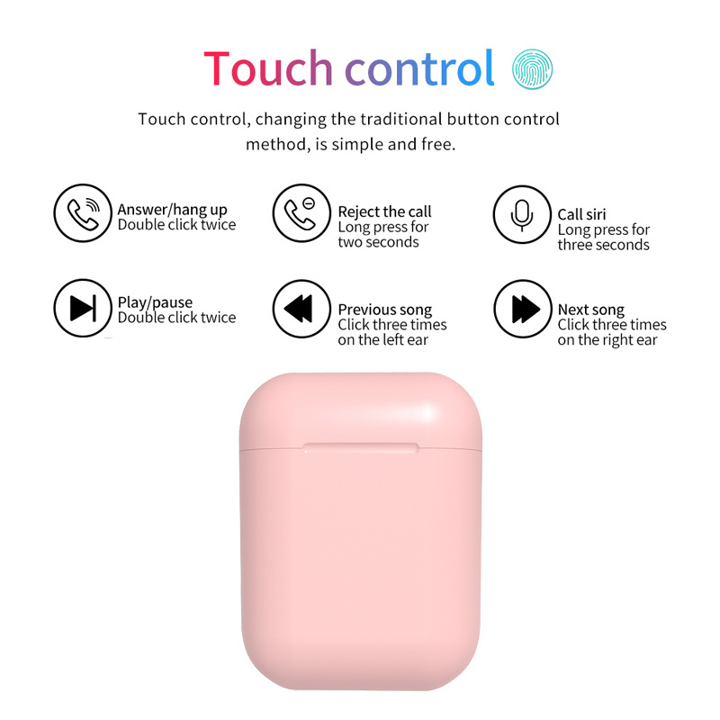 Tws Wireless Headphones Bluetooth 5.0 Earphones Original Inpods 12 for Mobile Phone