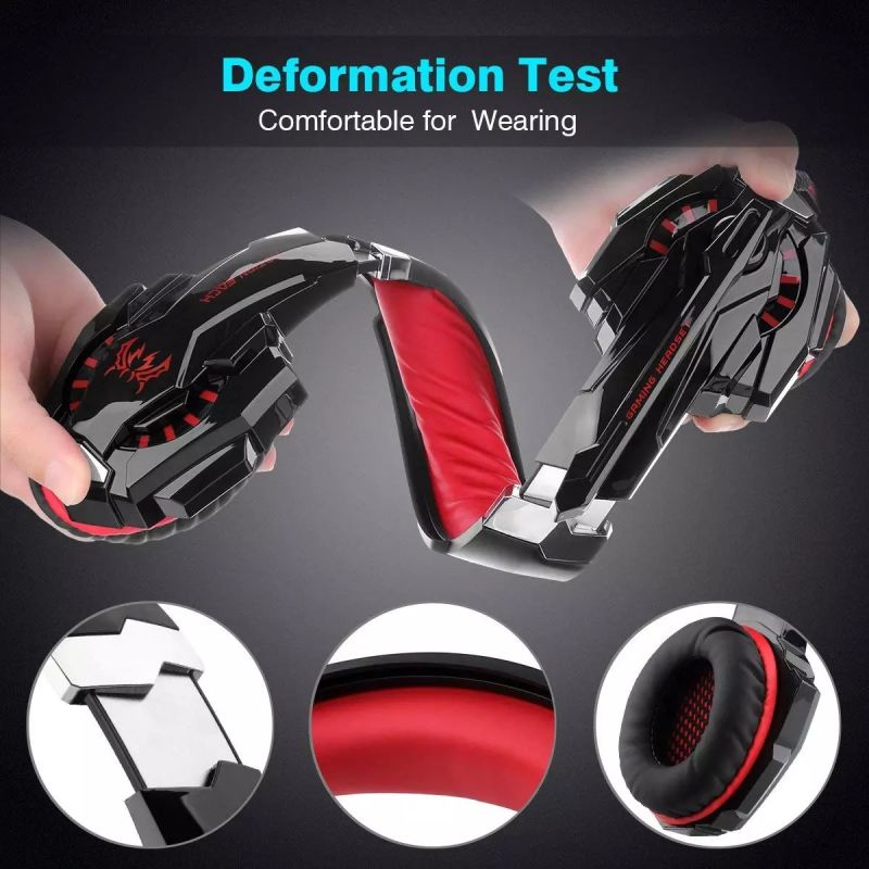 Hot Selling Game Wired Headphones Computer Headsets with Mic