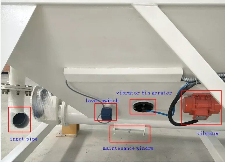 Horizontal Cement Silos for Easy Flowing Materials Such as Portland Cement