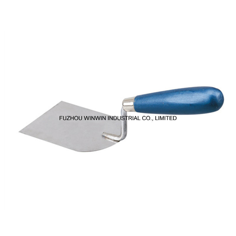 Flat Bricklaying Trowel with Painted Wooden Handle (WW-SL7A)
