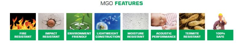 Fiber Cement Board / Grey Magnesium Oxide Board Price
