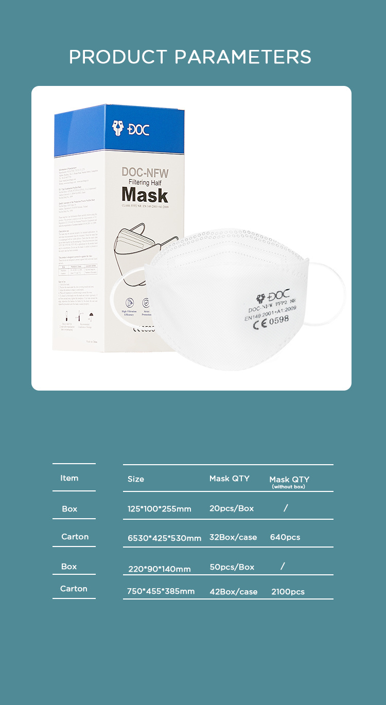 Hot Sale White List Fashion Fish Type Disposable CE Certificate Mask