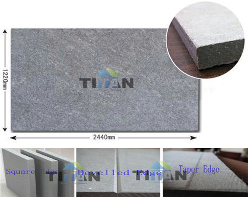 Soundproof Grey Cement Board Wall Panel