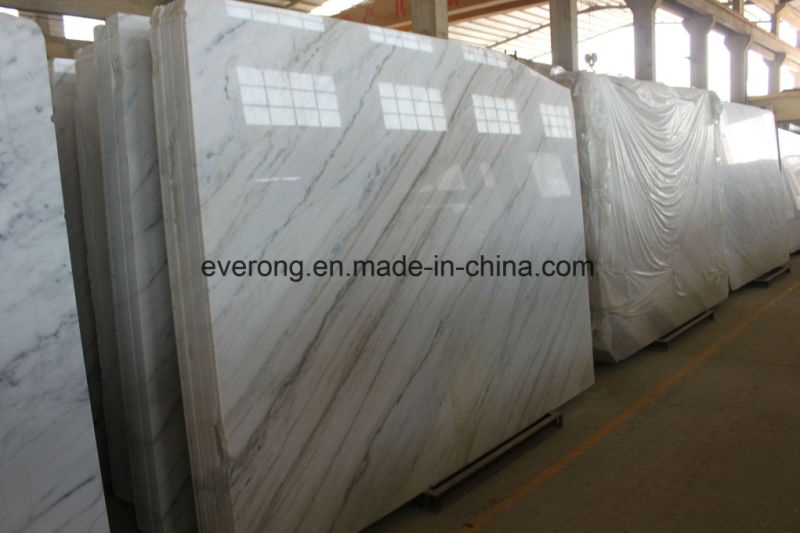 High Quality Carrara White/ Guangxi White Marble Tile with Cheap Price