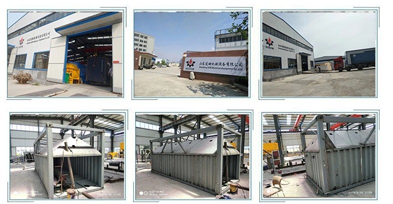 Horizontal Cement Silos for Easy Flowing Materials Such as Portland Cement