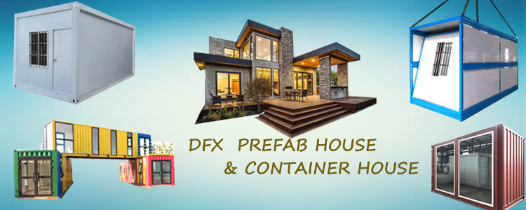 White Colored Flat Pack Container Prefab House Home Container