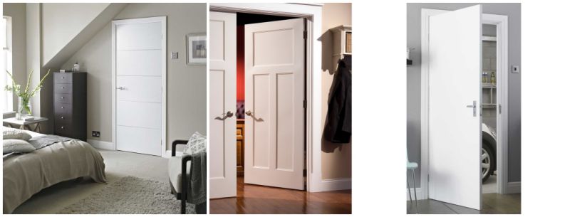 Top Sellers of MDF Mould Door Design White Primed Door