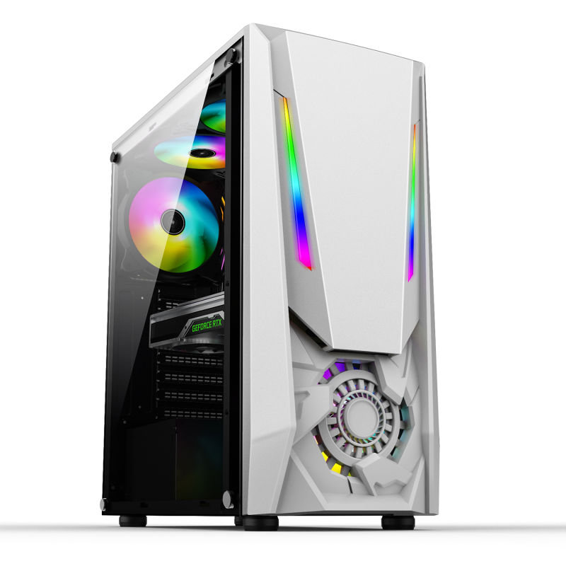 White Computer Mainframe, Hot Style Game Computer Case.