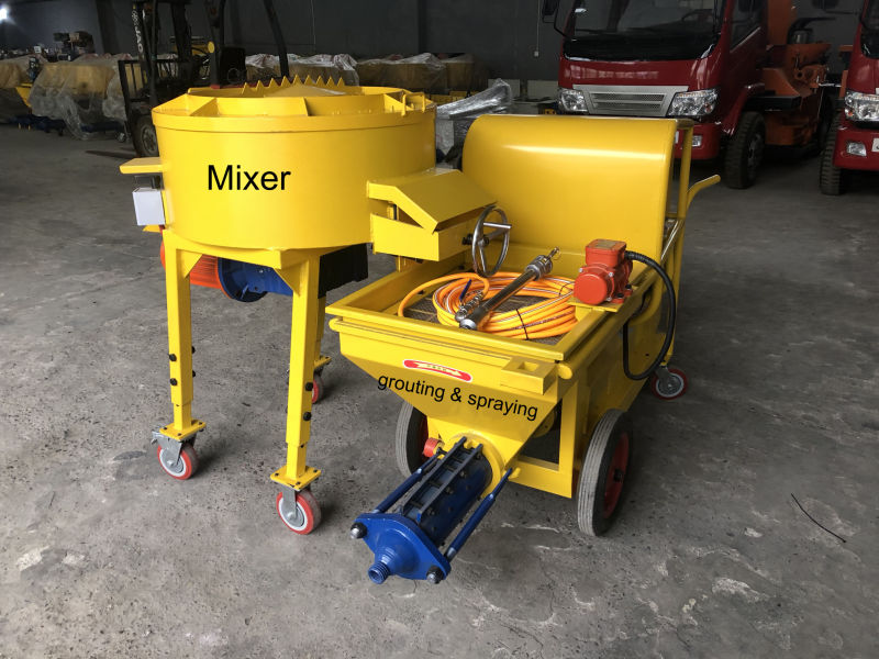 Cement Mortar Fireproof Cement Painting Machine