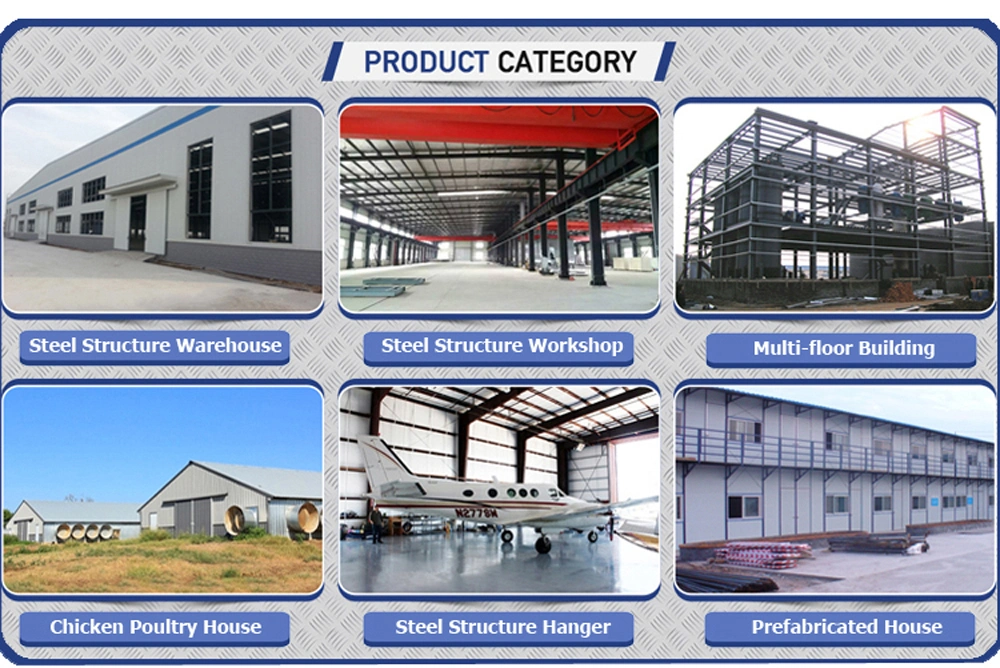 Ready Made Manufactured Steel Steel Workshops Made in China