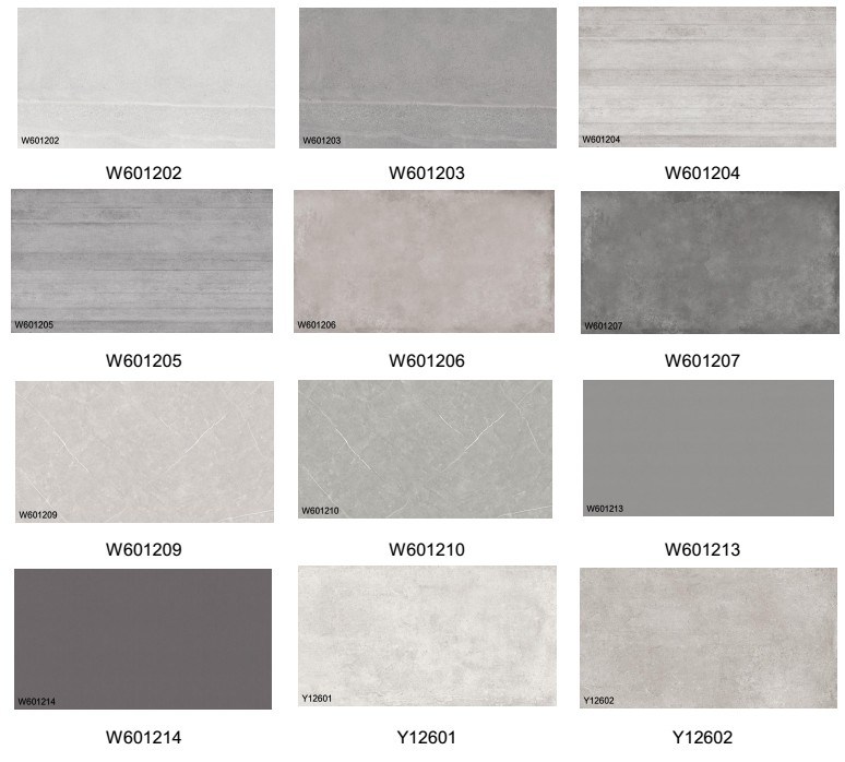 Grey Color Cement Porcelain Tile for Floor Home Decoration