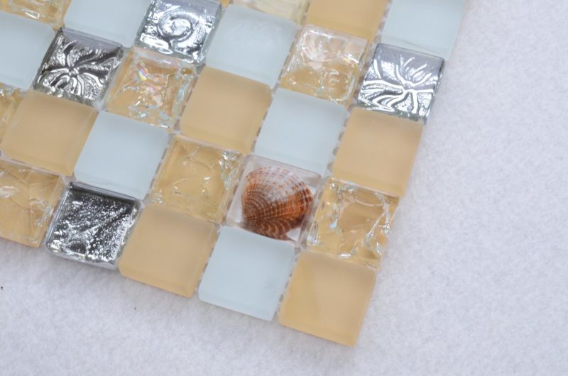 New Trend White Sea Shell Mosaic Tiles for Kitchen Backsplash