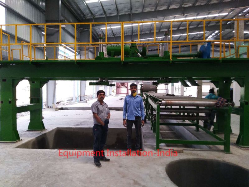 Fiber Cement Sand Board Production Line Machine Test Run-Cambodia