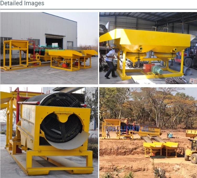 Diamond Jig Washing Trommel Plant Machine Gold and Diamond Mining Equipment
