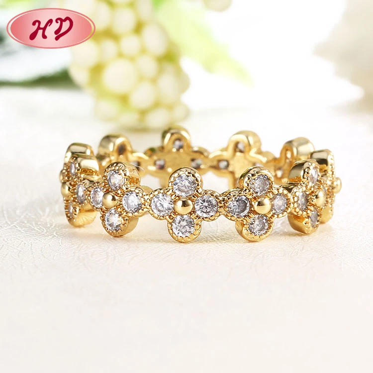 Latest Chinese Product Wedding Engagement Diamond 18K 14K White Gold Ring