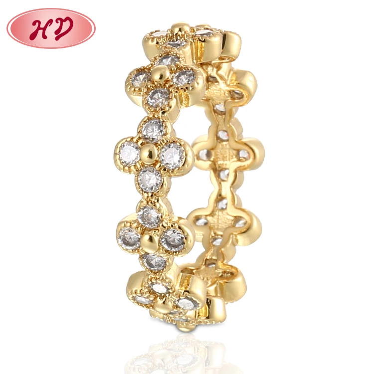 Latest Chinese Product Wedding Engagement Diamond 18K 14K White Gold Ring