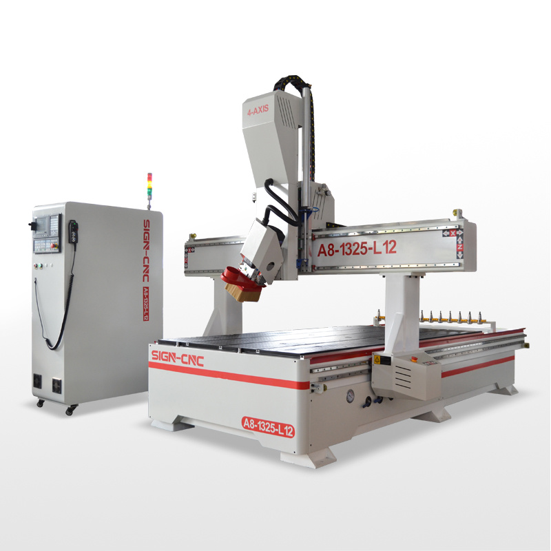 Red and White CNC Machine of 1325 From China
