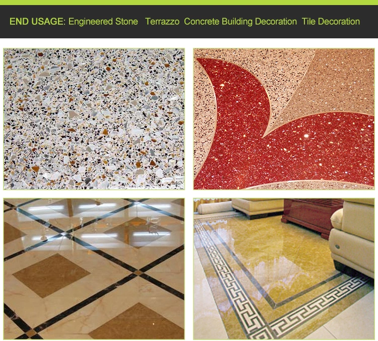 Decorative Crushed White Glass Chips for Terrazzo
