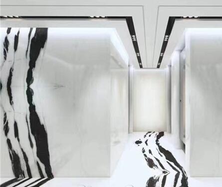 Black and White Multicolor Marble China Panda White Slabs