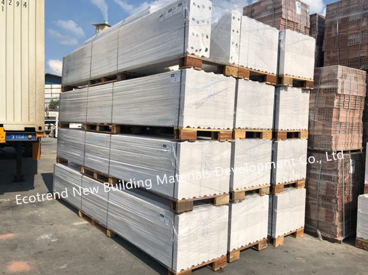 White Portland Cement AAC Concrete Waterproof Wall Panel for Heat Preservation