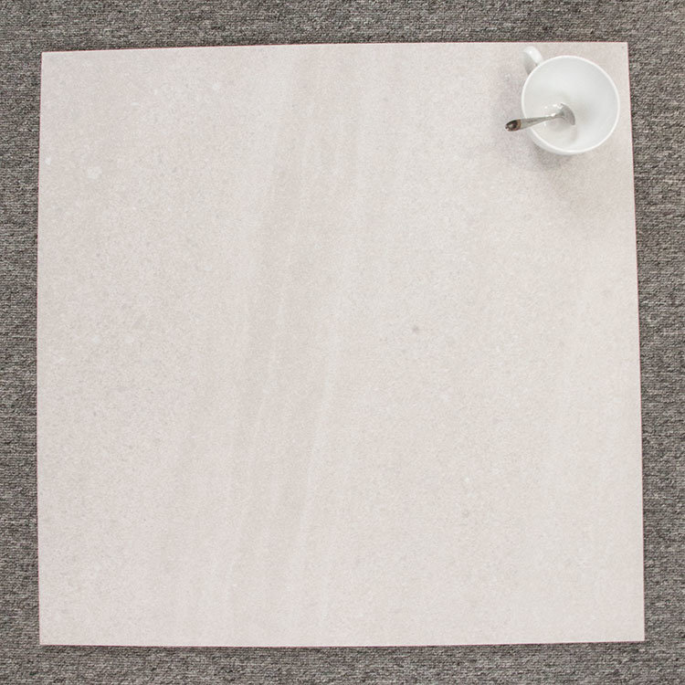 600X600 White Colour DOT Cement Design R10 Anti-Slip