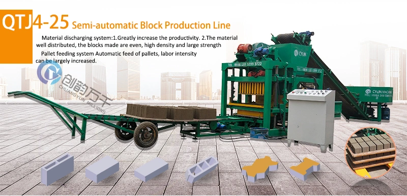 Best Selling Machinery Qt 4-25 Cement Block Machine Automatic Cement Brick Block Making Machine