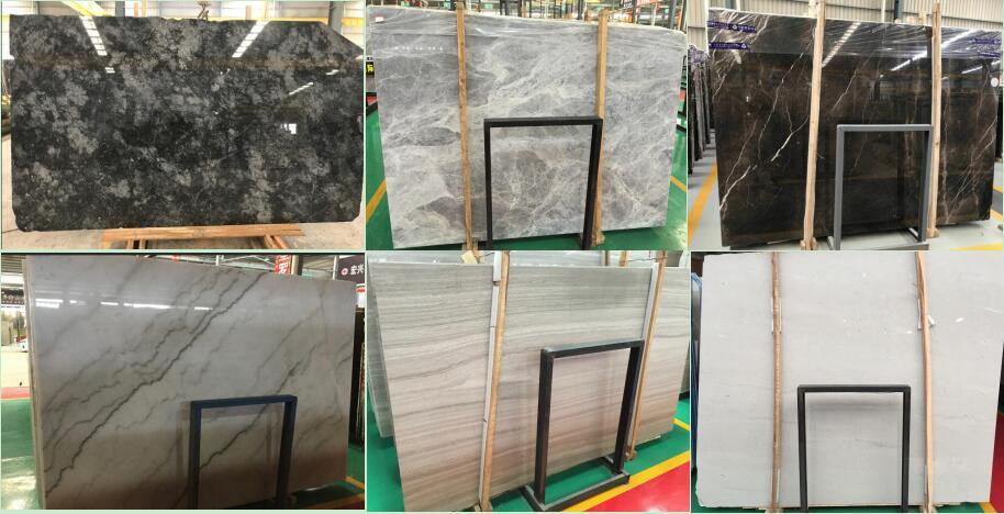 Black and White Multicolor Marble China Panda White Slabs