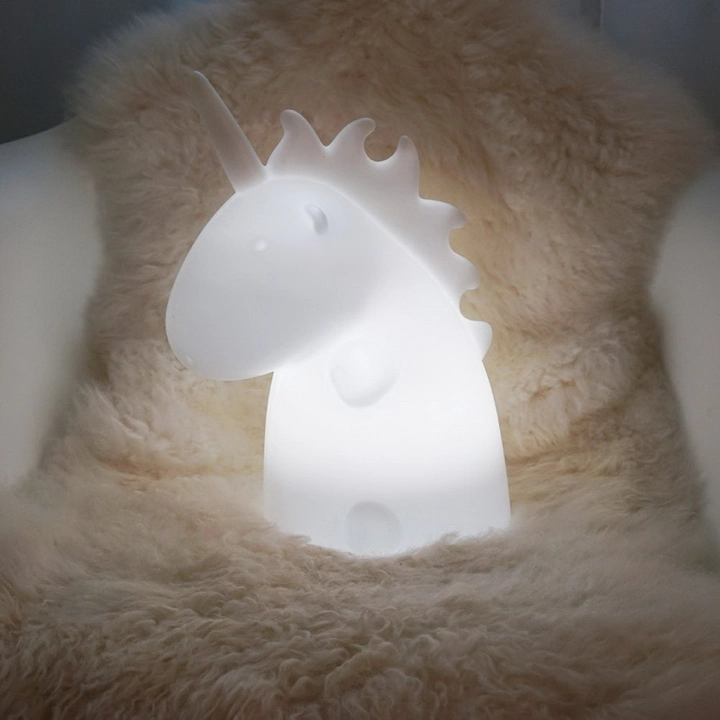 Vinyl Unicorn Animal LED Night Light White