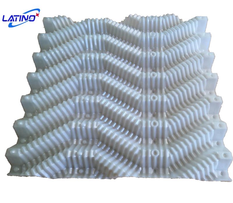 S Wave White Color PVC Fill for Counter Flow Cooling Tower