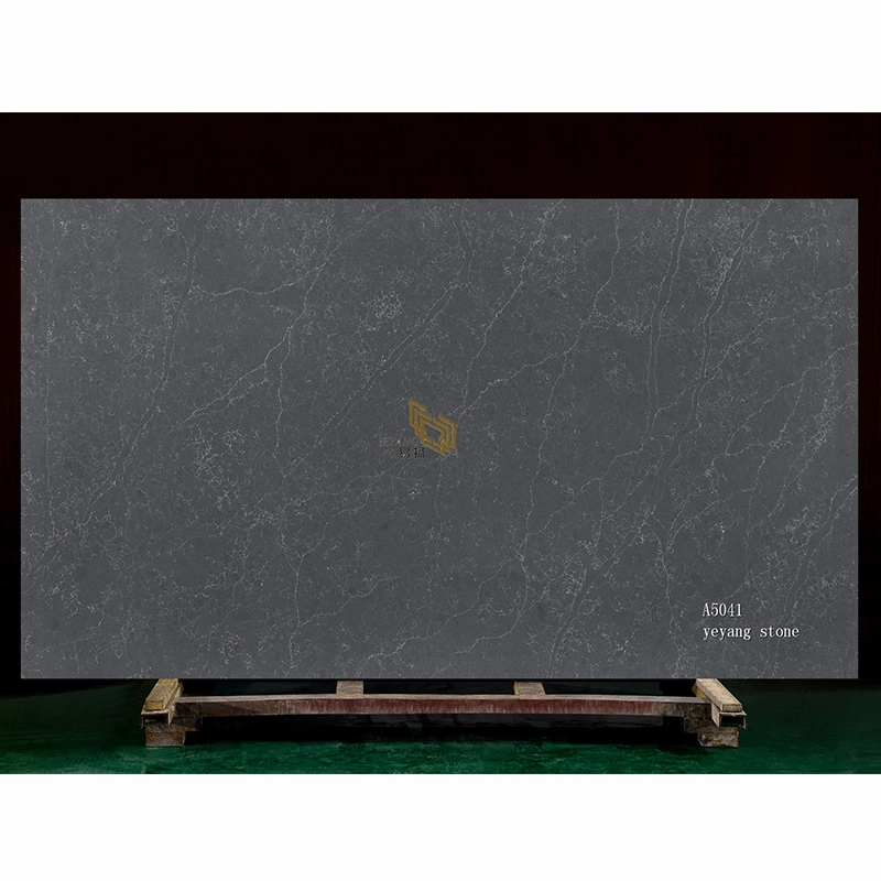 Quartz Aritificial Stone Slabs for Countertops/Vanitytop/Flooring/Wall Tiles White/Black/Grey/Brown